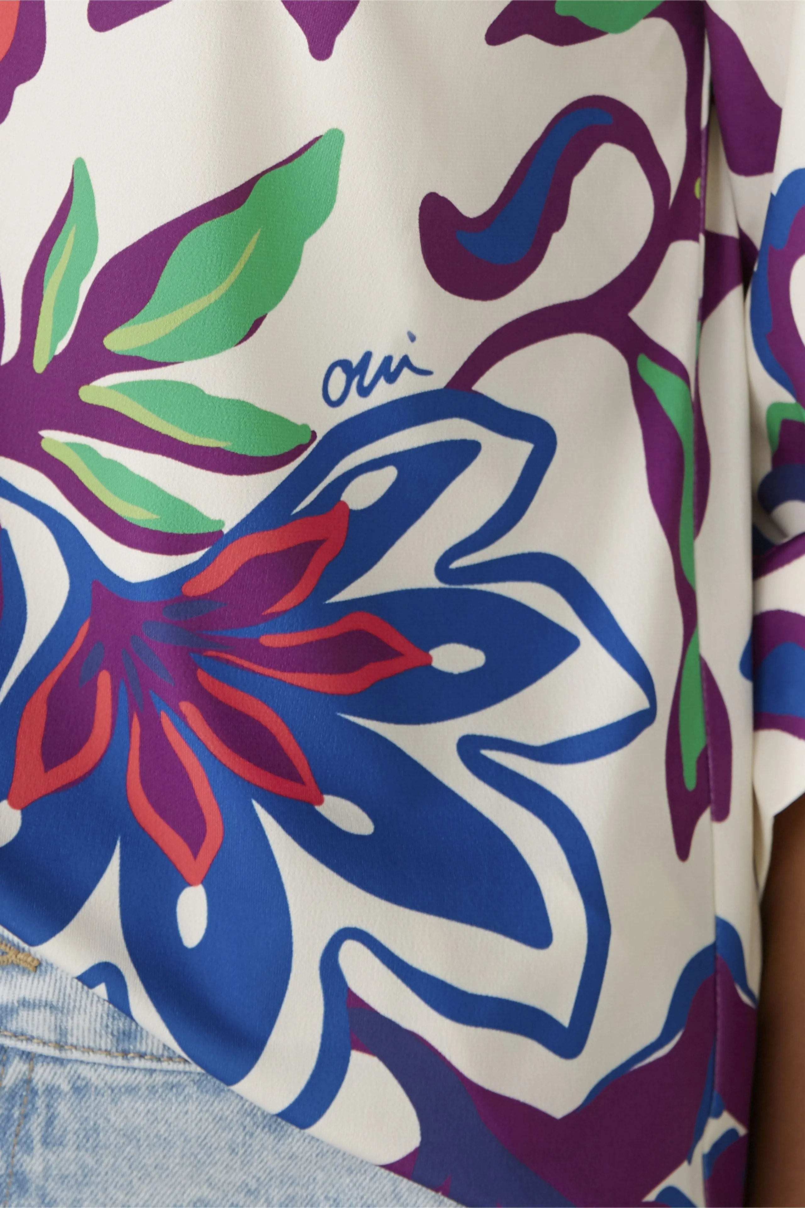 Bold Floral Blouse