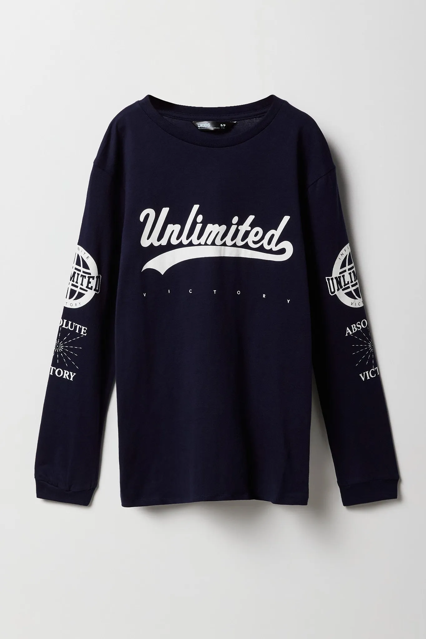 Boys Unlimited Graphic Long Sleeve Top