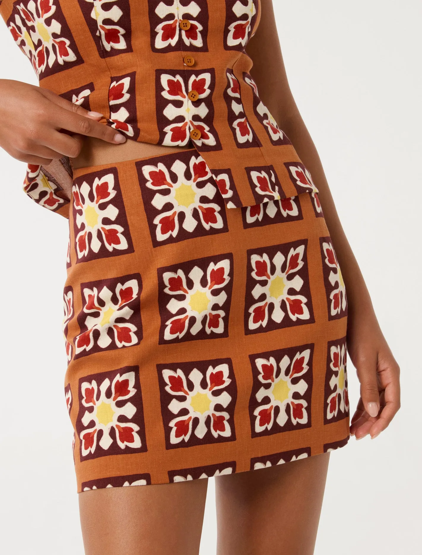 Briar Linen Mini Skirt