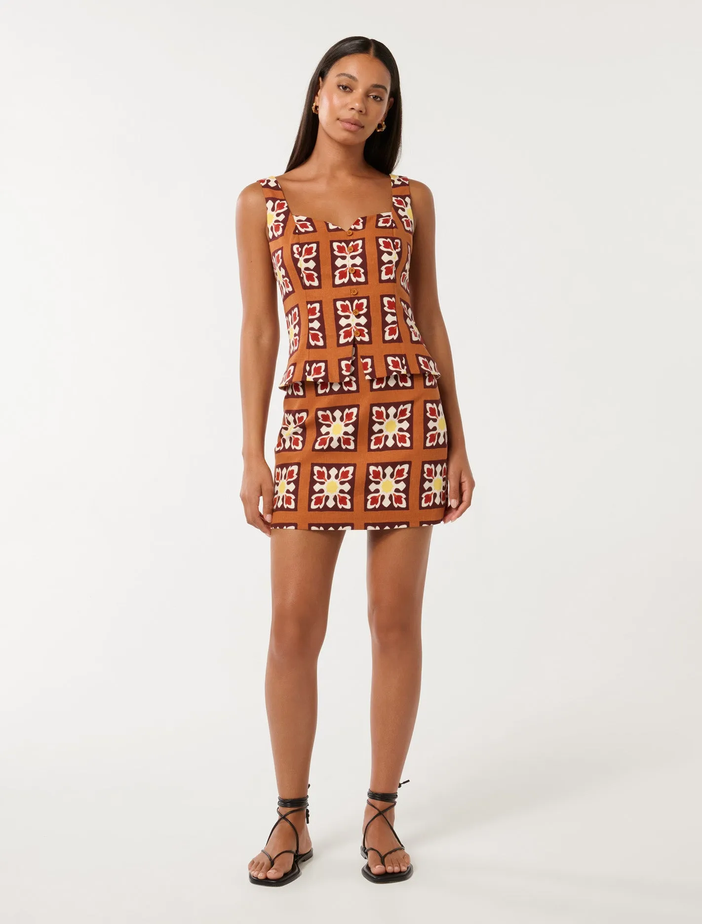 Briar Linen Mini Skirt
