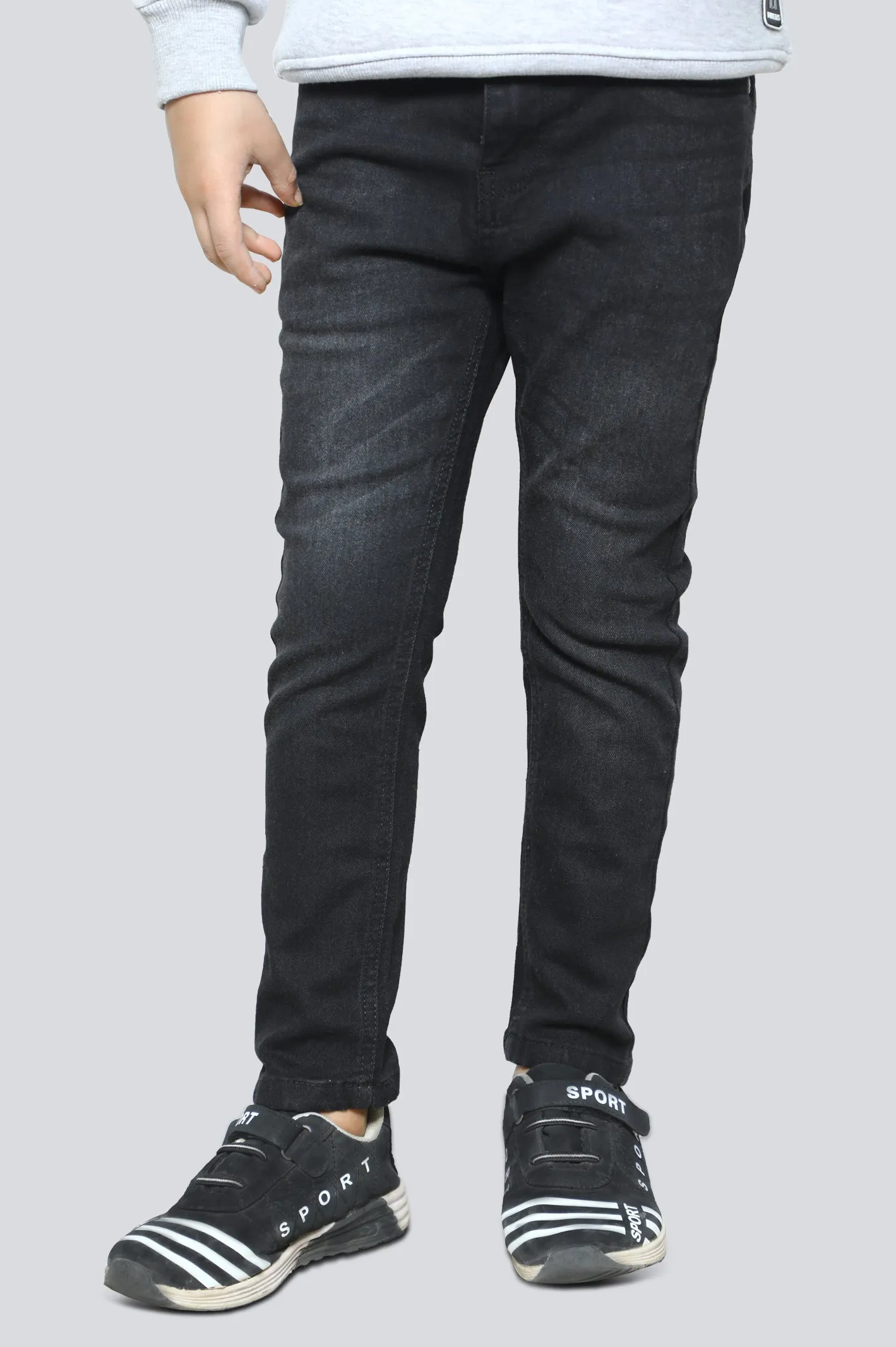 Charcoal Slim Fit Denim Jeans