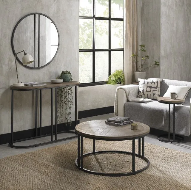 Chevron Peppercorn Mirror