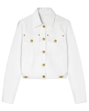 Denim Jacket in White
