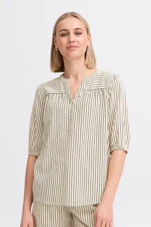 Fransa Maddie Whisper White Blouse