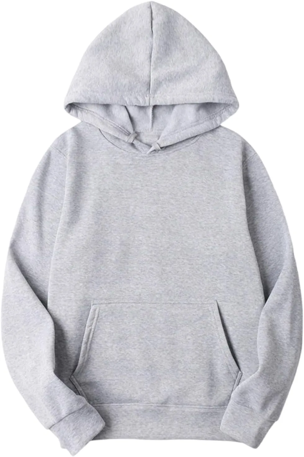 Hoodies for Women Solid Basic Fleece Hoodie Sweatshirt Long Sleeve Comfy Casual Pullover Sweatshirts Fall Outfits 2024