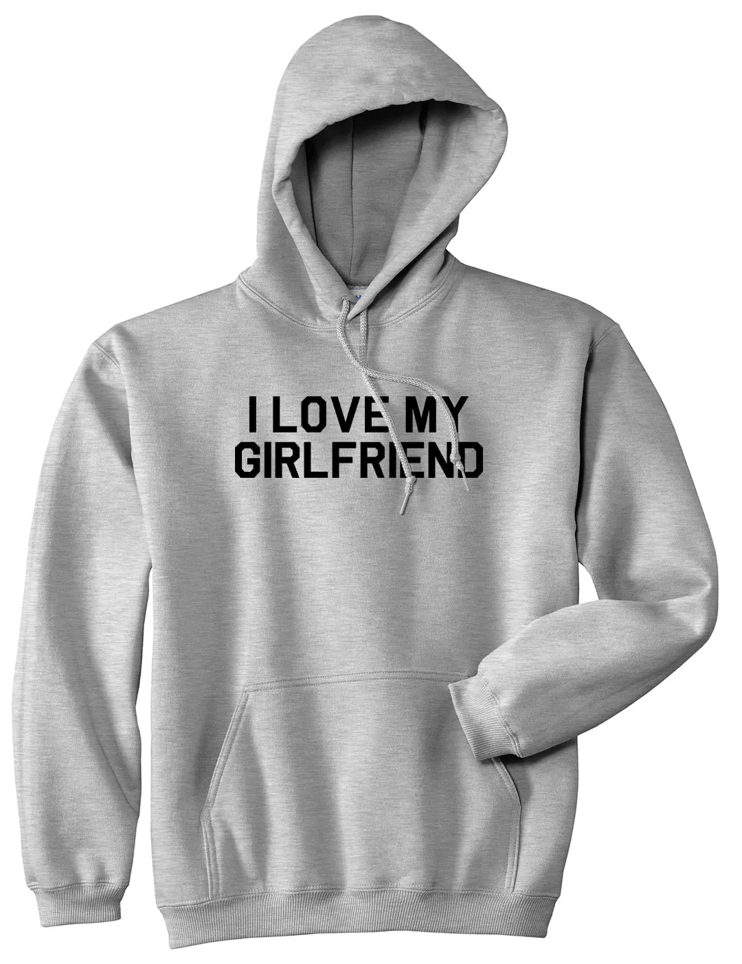I Love My Girlfriend Gift Mens Pullover Hoodie