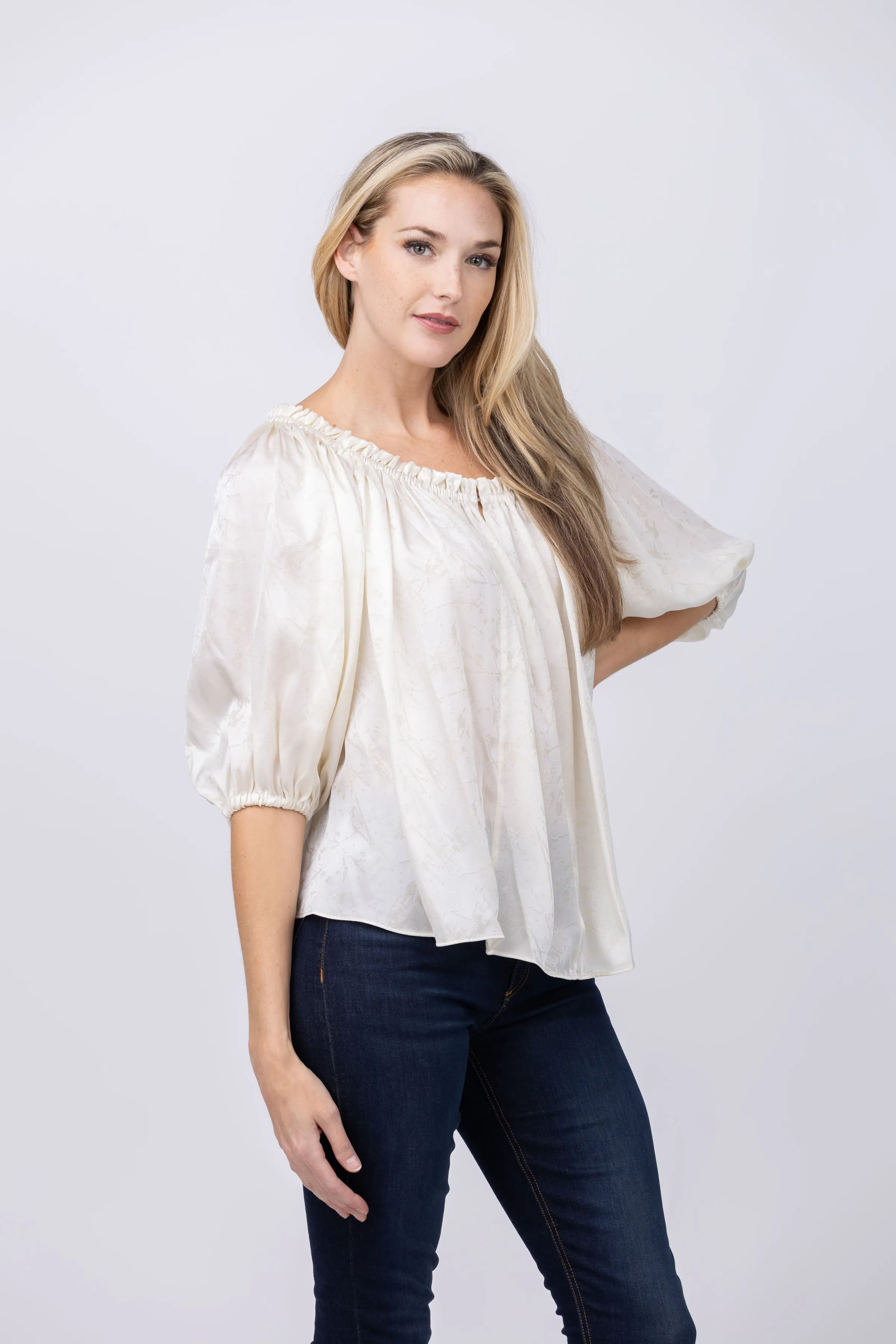 Iro Jaline Top in Ecru