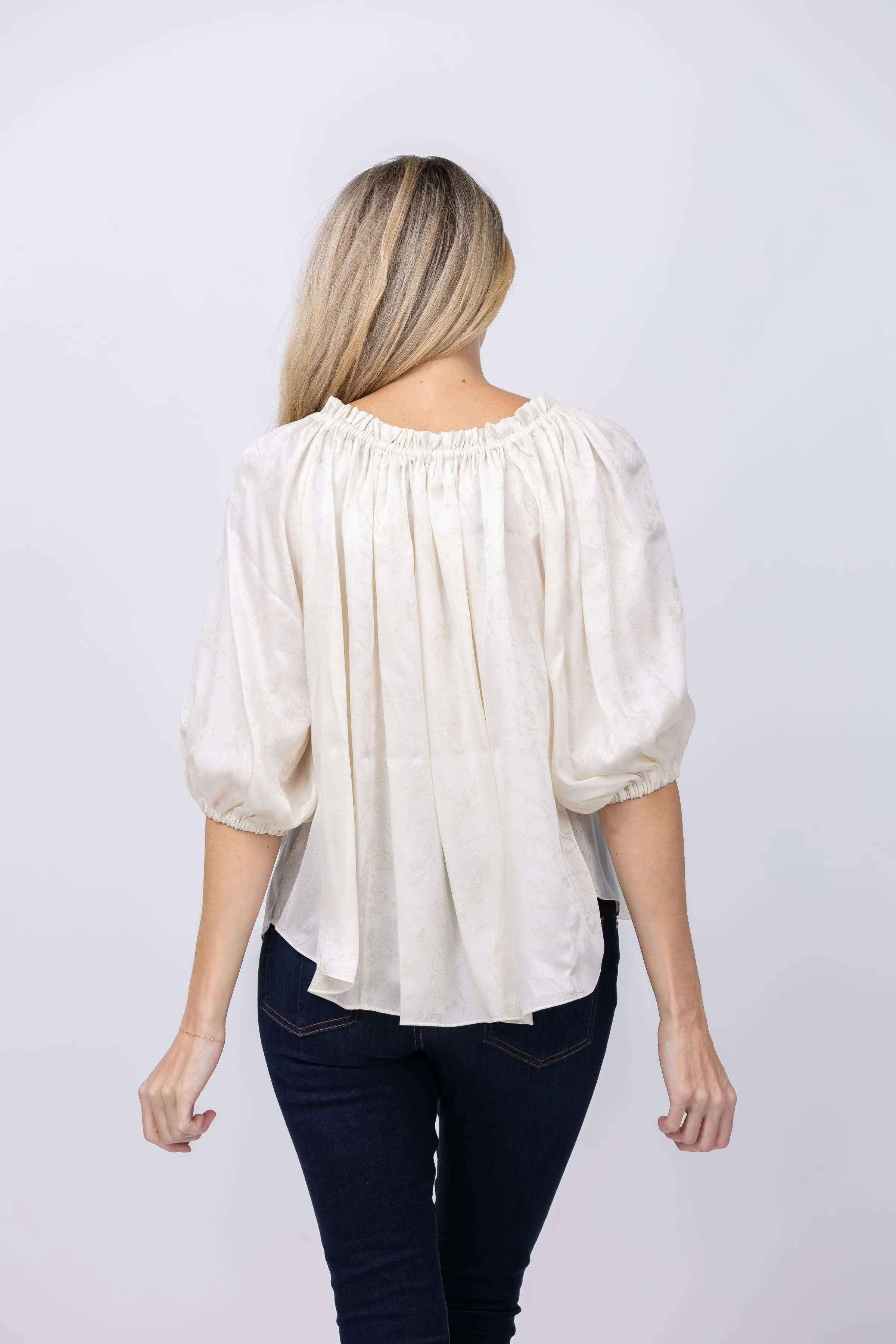 Iro Jaline Top in Ecru