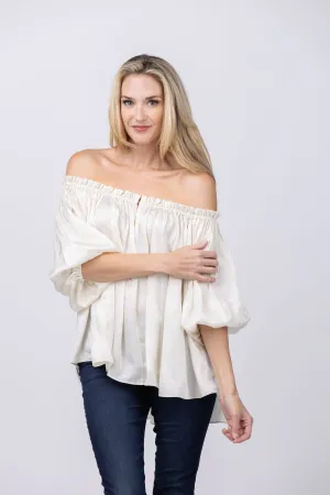 Iro Jaline Top in Ecru