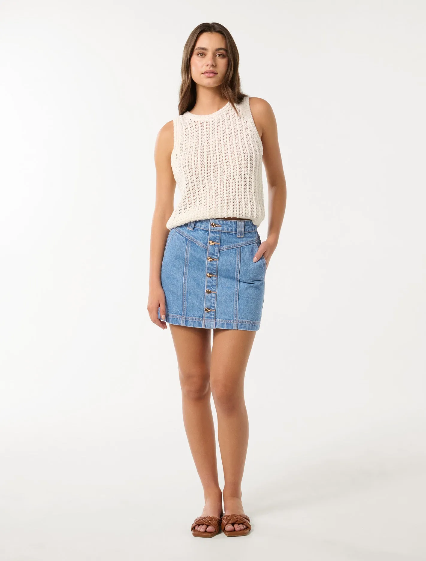 Kamille Denim Skirt