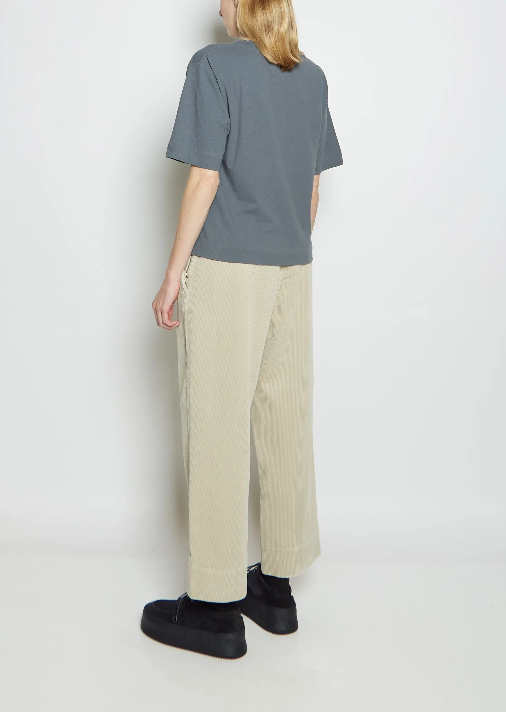 Organic Cotton and Linen Simple T-Shirt
