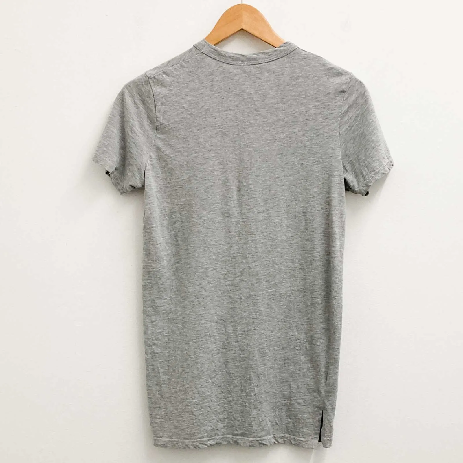 Pep&Co Grey Rock Printed Graphic Cut Out Neck T-Shirt UK 8