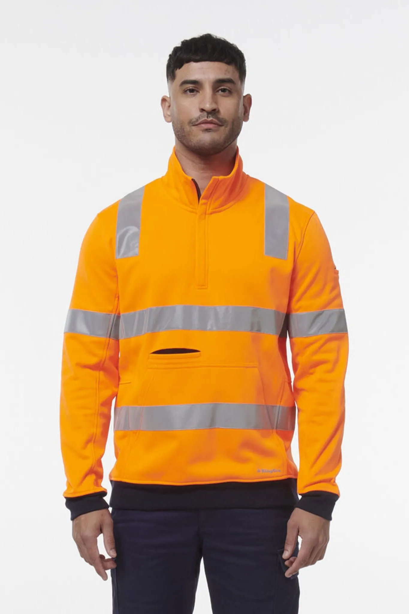 Reflective 1/4 Zip Fleece X Back - K55057