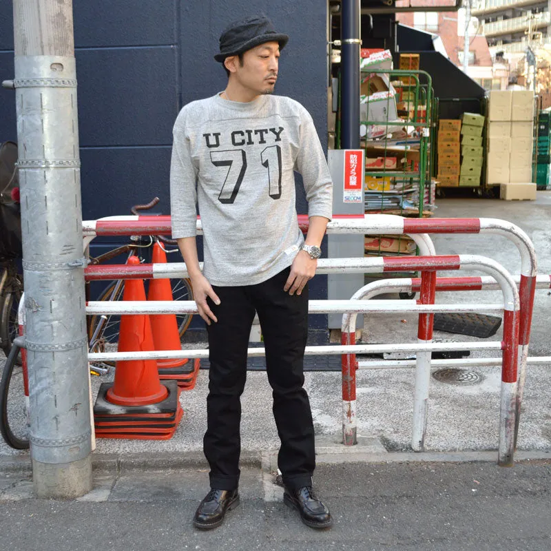 SUGAR CANE "SC41470" 13oz Black Denim SLIM FIT