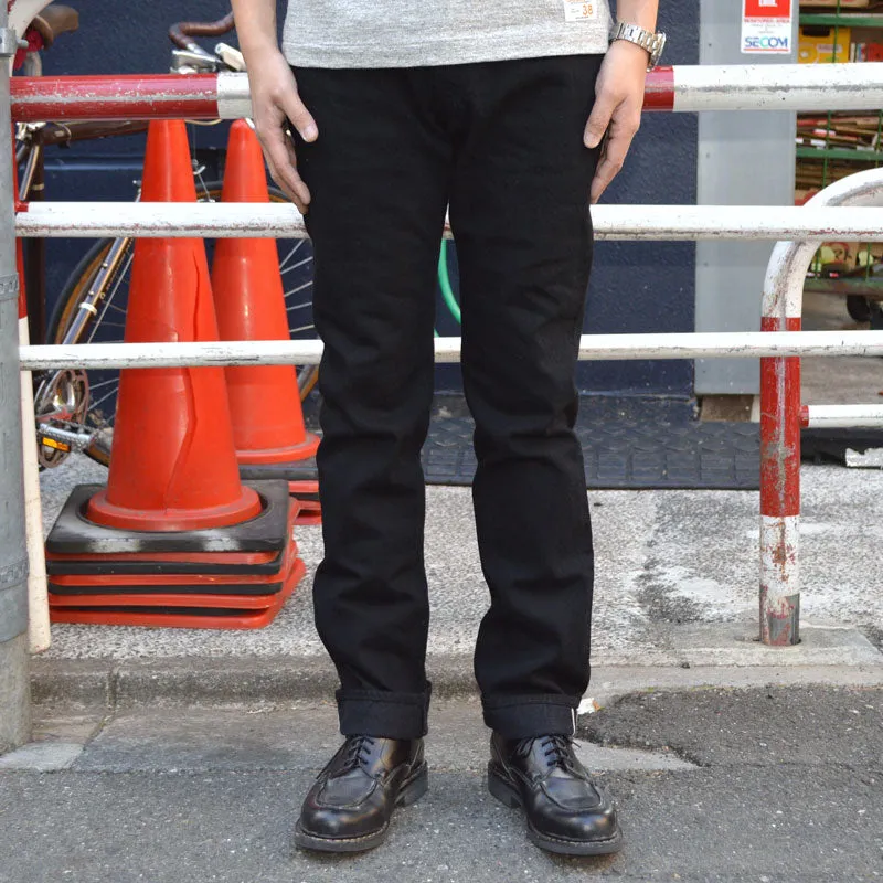 SUGAR CANE "SC41470" 13oz Black Denim SLIM FIT