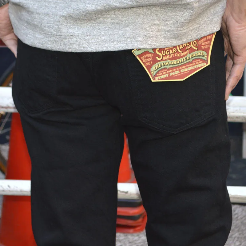 SUGAR CANE "SC41470" 13oz Black Denim SLIM FIT