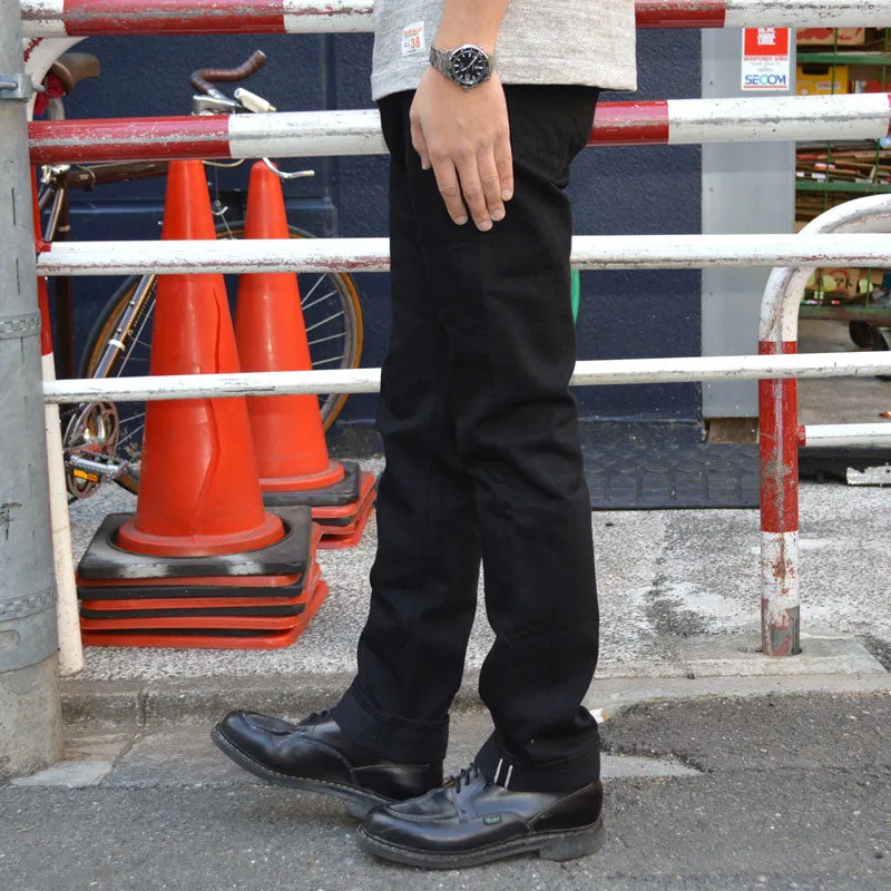 SUGAR CANE "SC41470" 13oz Black Denim SLIM FIT