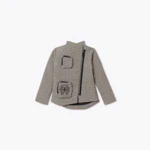 TWEED BIKER JACKET