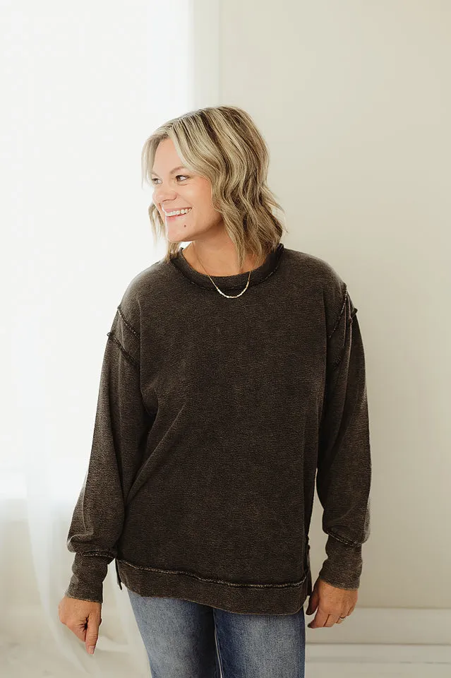 Washed Terry Sweatshirt