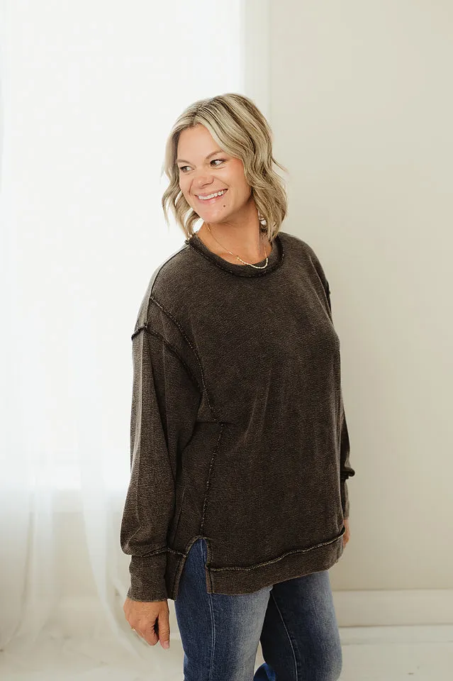 Washed Terry Sweatshirt