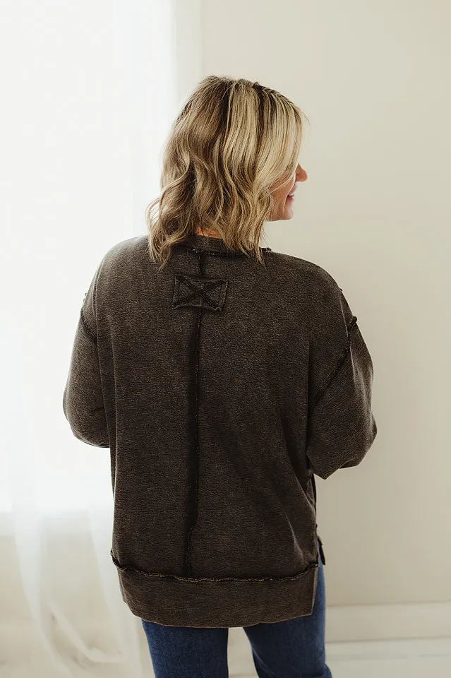 Washed Terry Sweatshirt
